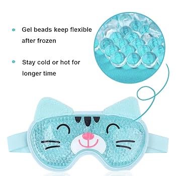 Amazon.com: NEWGO Kids Ice Pack Eye Mask Cold Compress